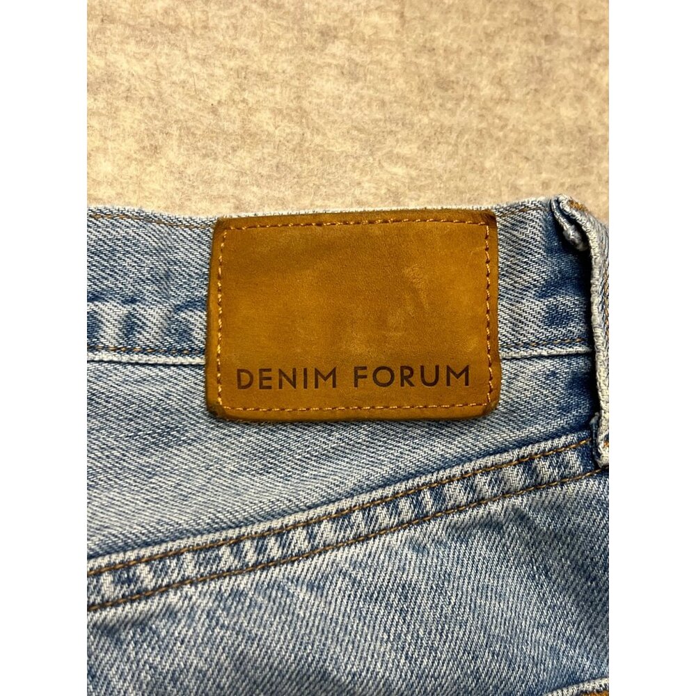 Denim Forum Joni High Rise Loose Distressed Denim Jeans Ripped Button Fly 26 - Picture 8 of 12